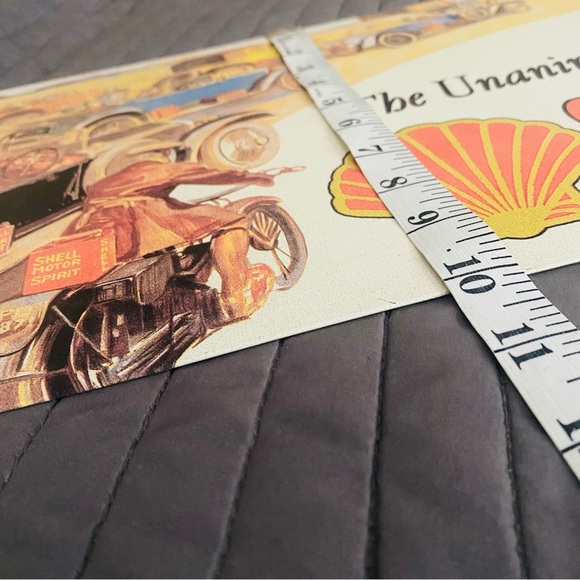 Vintage retro Shell Motor Oils “The Unanimous Choice” sign c 1995 - Picture 15 of 15